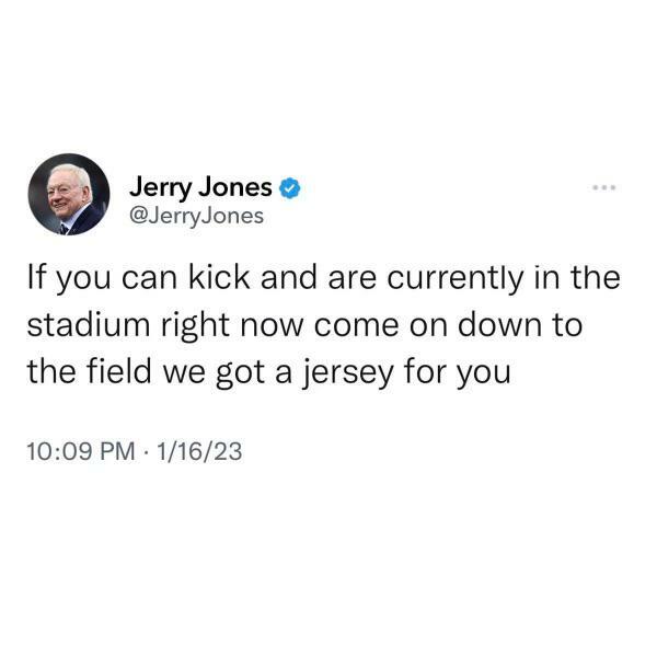 Any former high school kickers in Tampa?