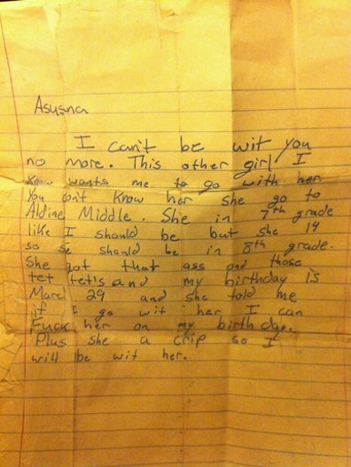 Middle school breakups are rough these days...