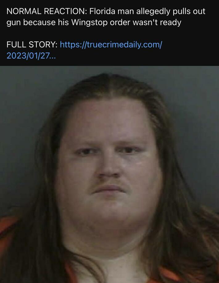 Florida man arrested for allegedly pulling out a gun because his Wingstop order wasn’t ready