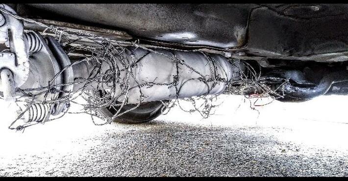 Catalytic converter Anti-Theft device.
