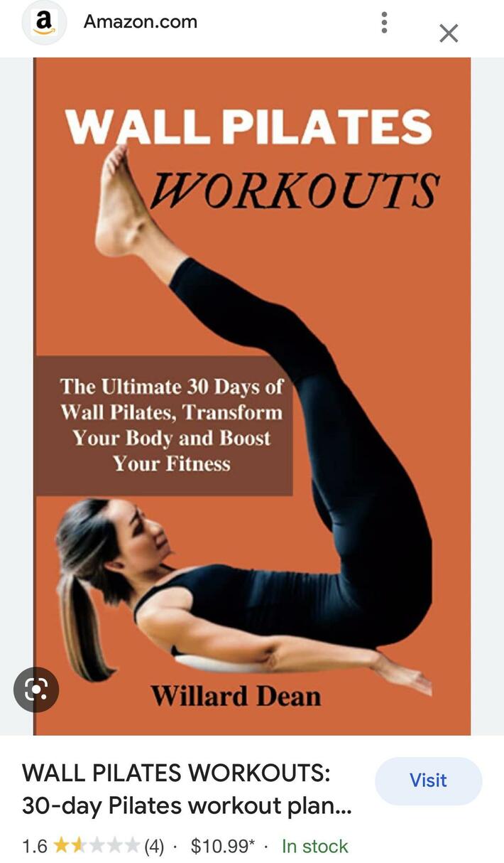 Was looking for Pilates plan, when