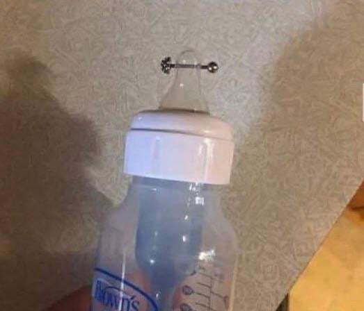 The only way my son will take a bottle