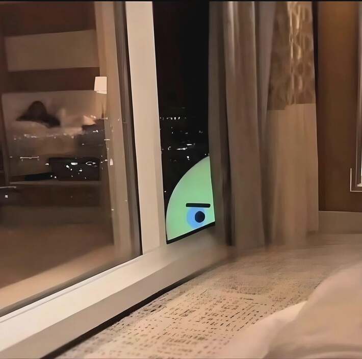 The chances of being peekabooed by The Sphere are low, but never zero.