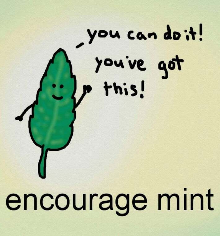 encourage mint! 💚