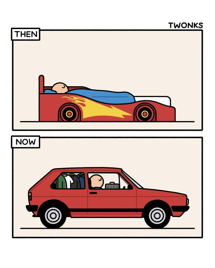 [OC] then and now