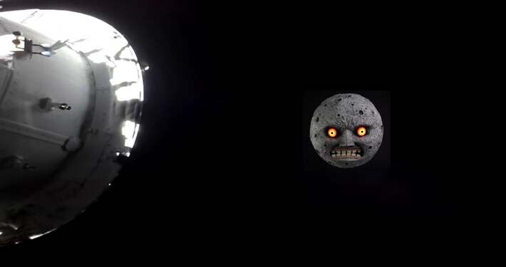 The pics from Artemis on the darkside of the moon are wild