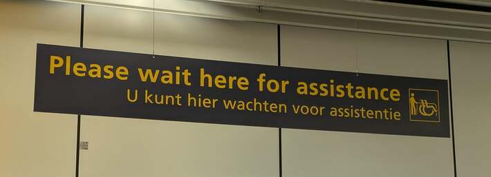 Airport clearly has less patience with the Dutch travellers