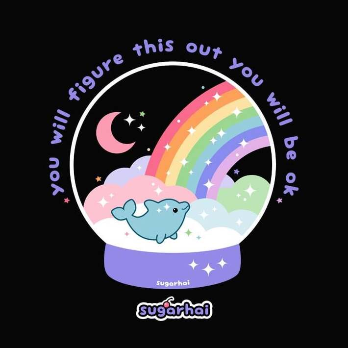 crystal rainbow dolphin (oc)