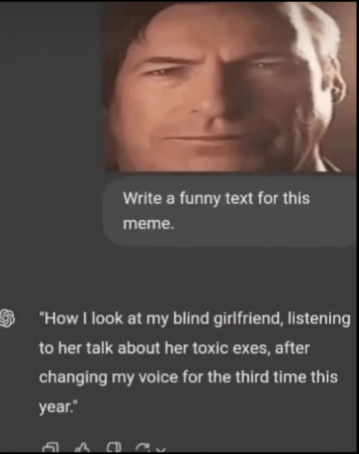 ChatGPT went full based mode