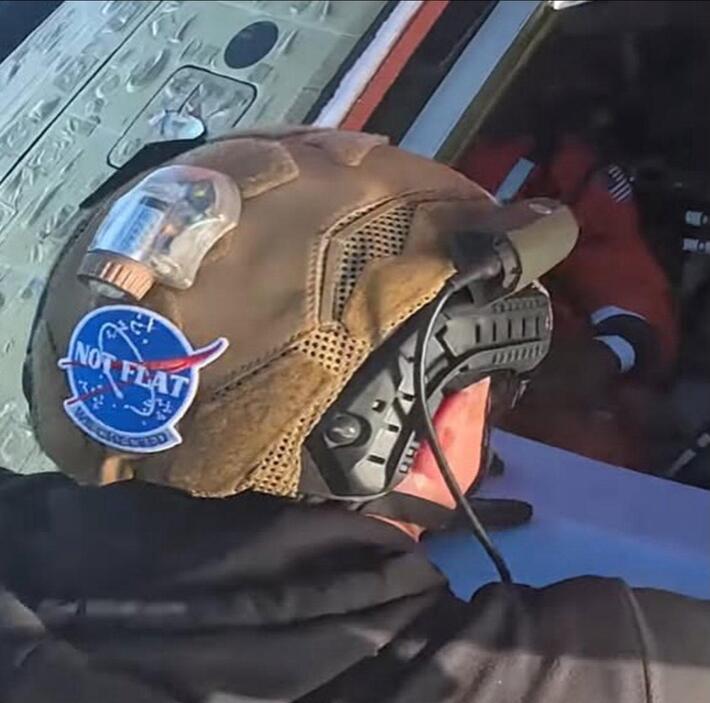 The patch one of the U.S. Navy divers wore during the Artemis II recovery operation.