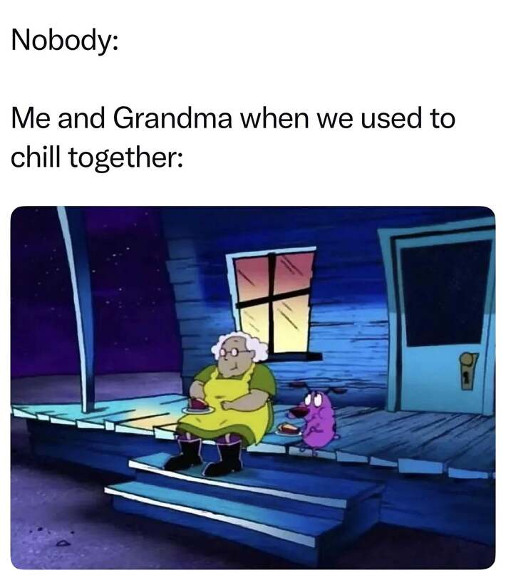 Reminds me of my nana and me eating her peach cobbler