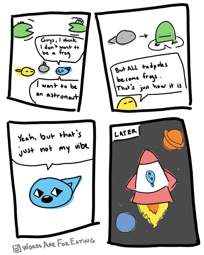 Tadpole dreams [OC]