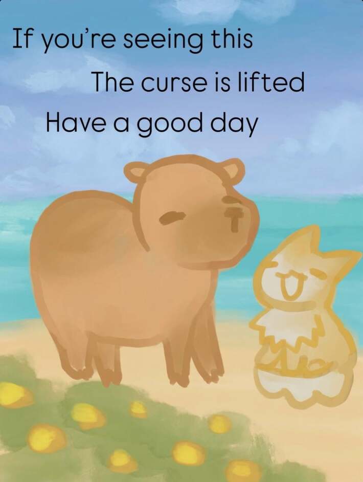 Thank you beach Capybara (OC)