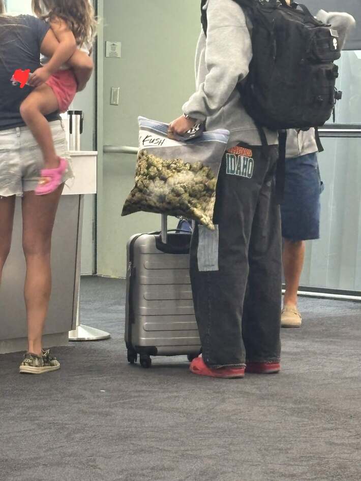 Flyin' high at the airport