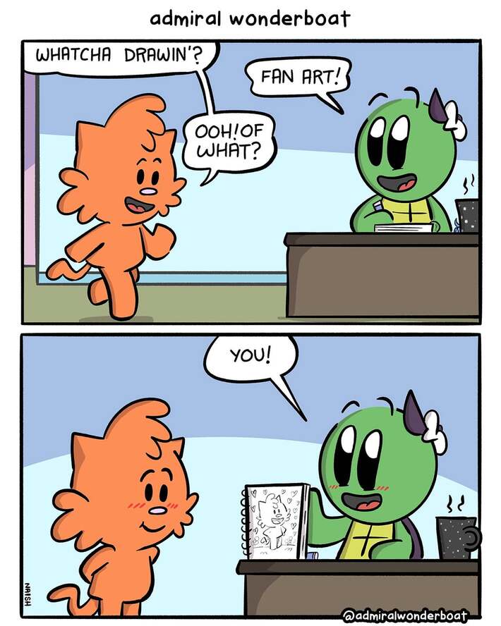 wholesome fan art (OC)