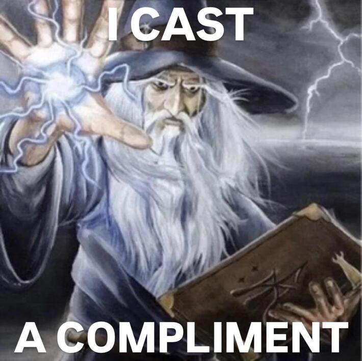 You did a good job, wizard. Yes, it's hard today, but you're trying no matter the cost. You deserve a rest, and nobody has to be perfect. You got this, wizard