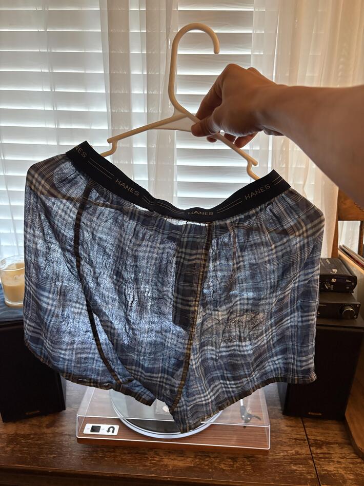 Please tell my wife my last pair of boxers from high school (class of ‘05) are just fine &amp; do NOT need throwing away