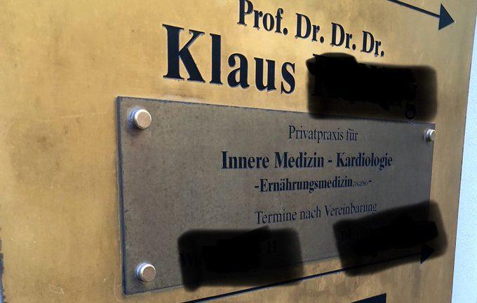 Only Germany can make you feel bad for being only one "Dr"