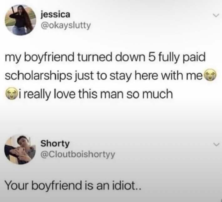 I hope there wasn’t a breakup