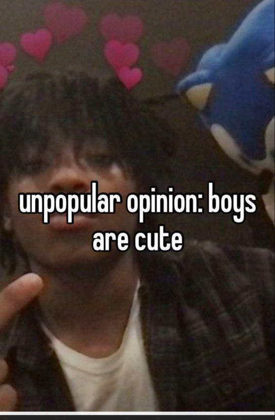 Normalise calling boys cute
