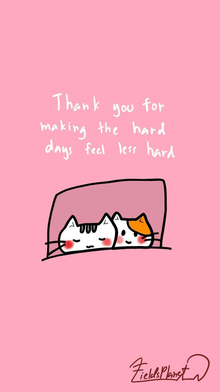 Thank you for making the hard days feel less hard [OC]