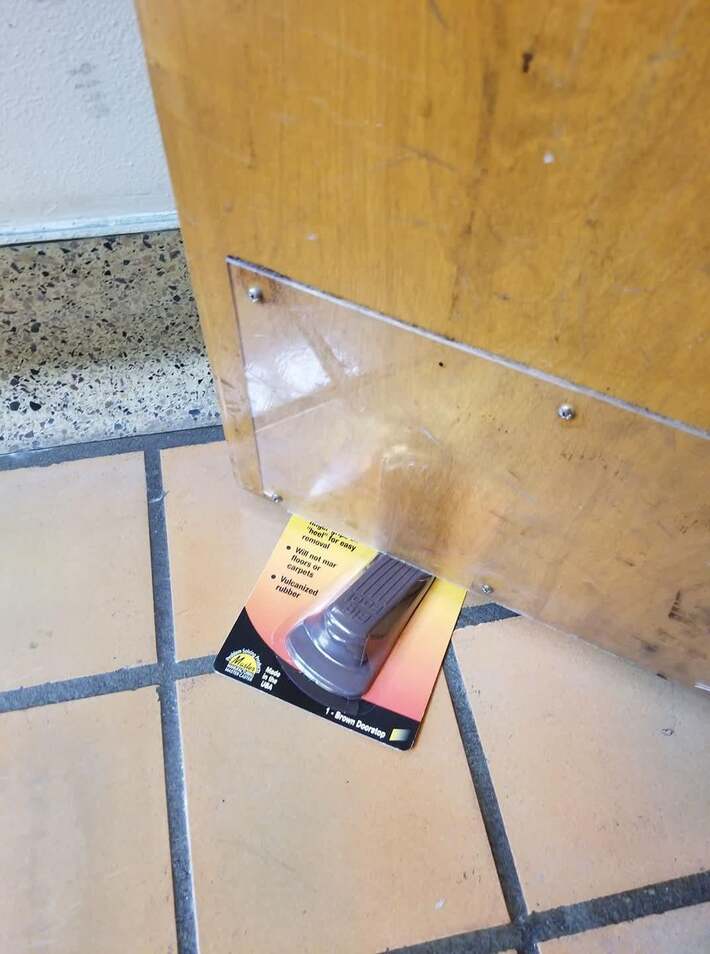 Seen in a University Hallway. If It Works, It Works.