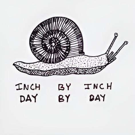 Inch by inch, day by day