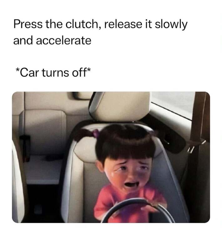 car said, not today