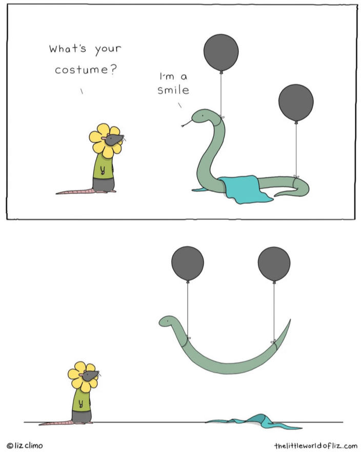 Smile costume