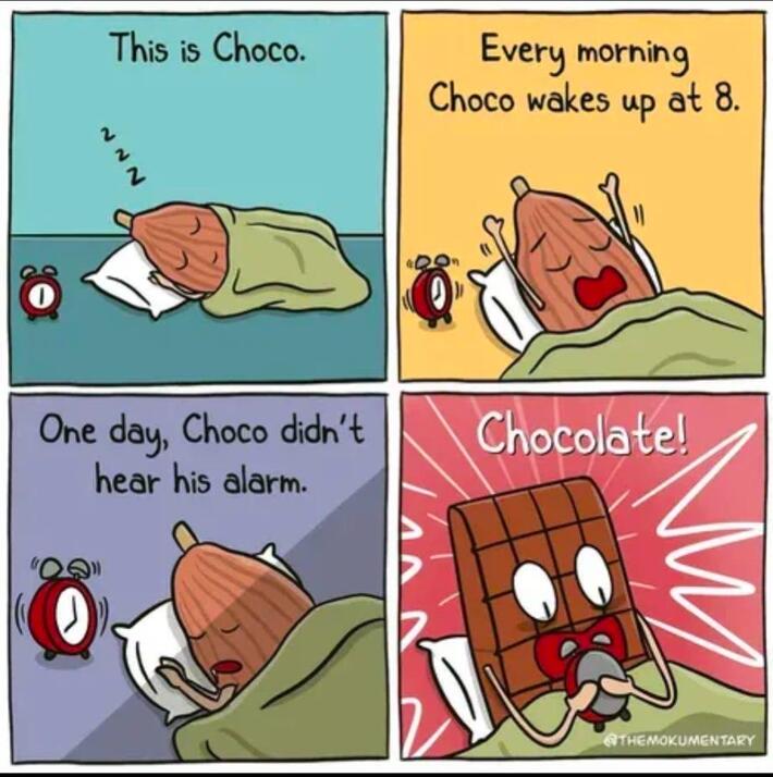He was Choco-late 💀