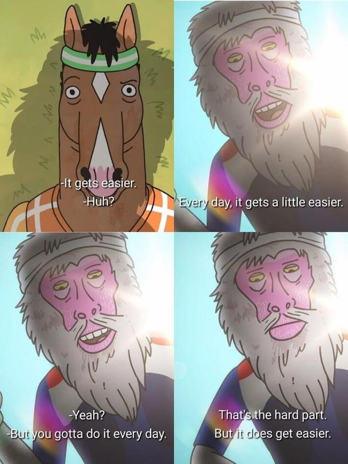 It gets easier ❤️