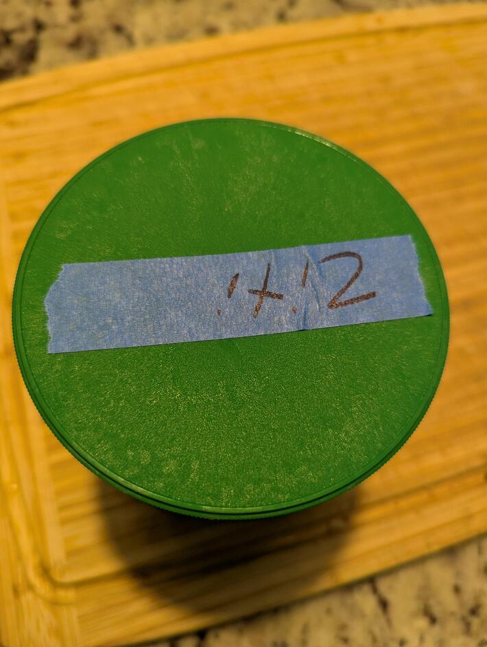 I spent ten minutes trying to figure out what "!+!2” meant on this leftovers container.