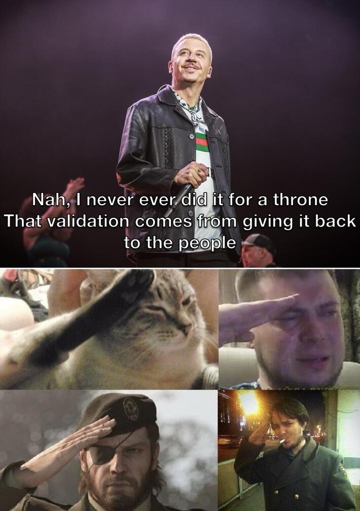 A man of his word.