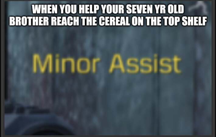 When you help lil bro