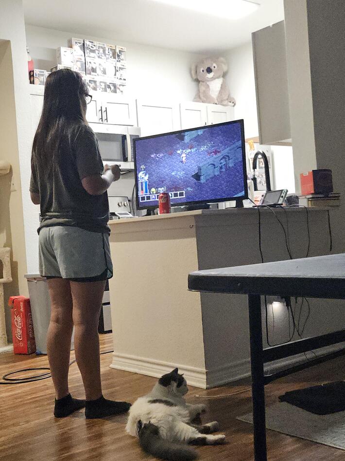 Wife becoming gamer