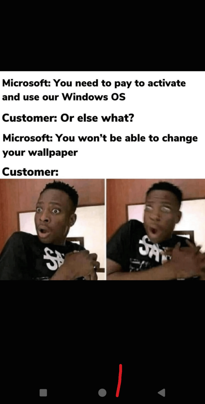 Microsoft 😂