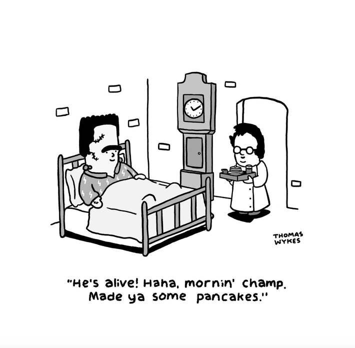 Frankenstein’s breakfast